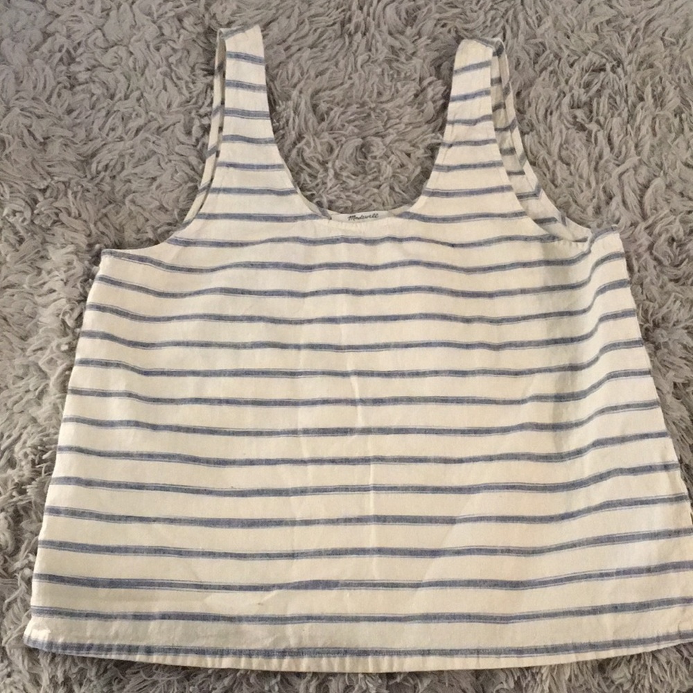 Madewell striped tank